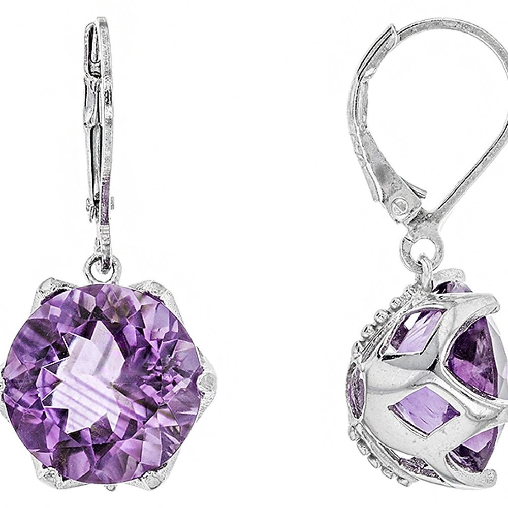 Purple Earings